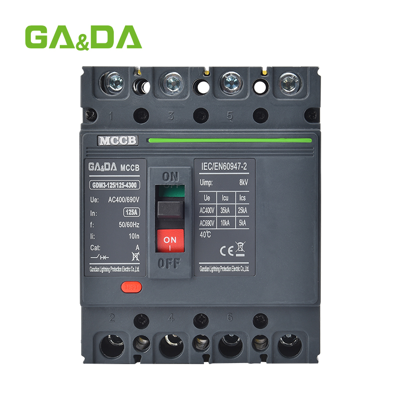 GDM3-125 AC Molded Case Circuit Breaker 3P/4P