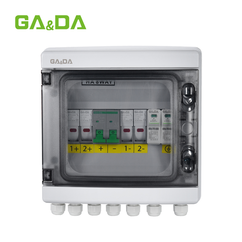 GDS-PV2-1-DC500V/1000VPV Combiner Box ( Plastic )