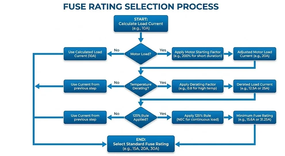How to Select the Right Fuse Rating for Electrical Circuits
