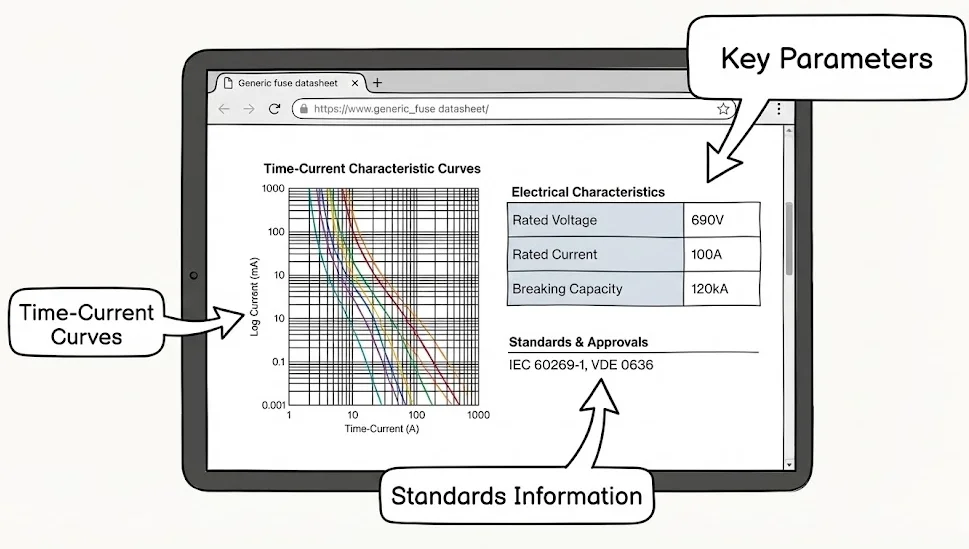 How to Read Fuse Datasheets: Key Parameters Explained