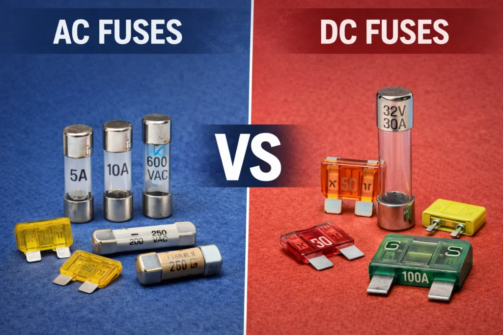 AC vs DC Fuses Differences Explained for Safe Electrical Protection