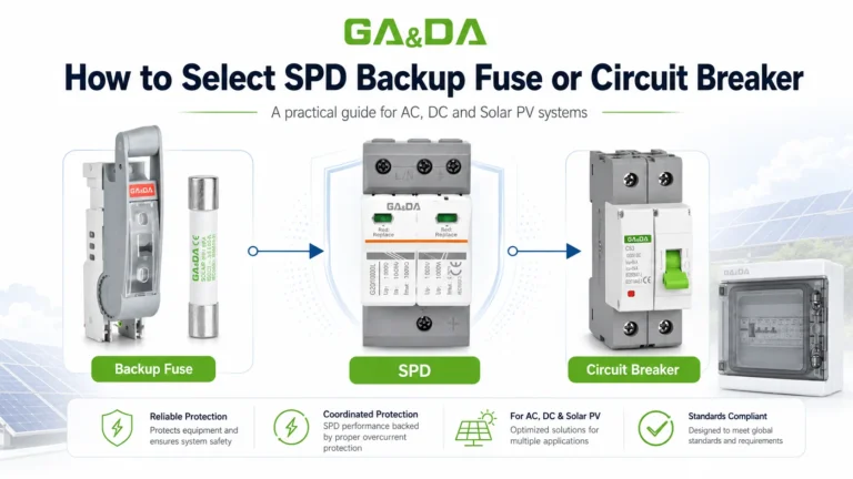 How to Select SPD Backup Fuse or Circuit Breaker