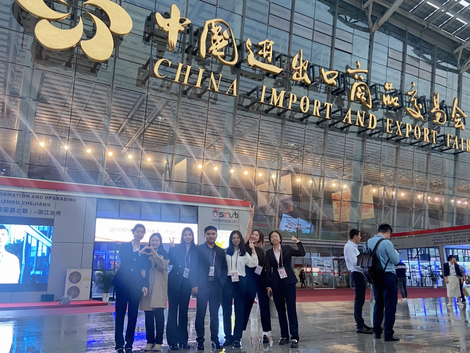 GA&DA export sales team at the China Import and Export Fair
