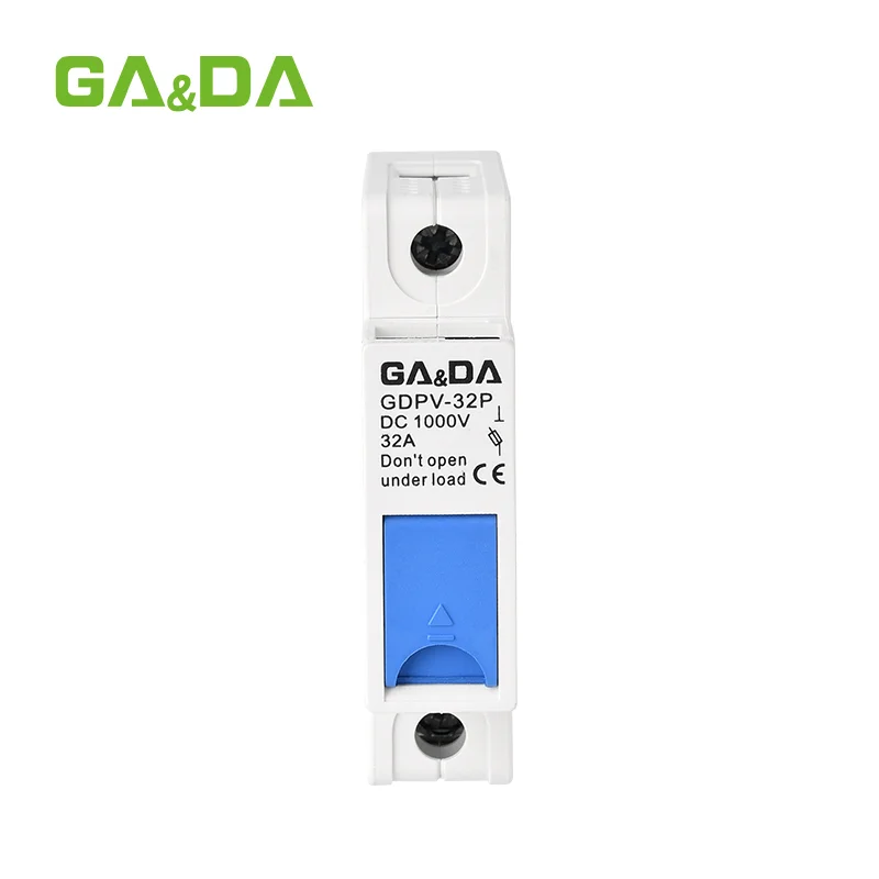 GA&DA GDPV-32P 32A 1000V DC Fuse Base