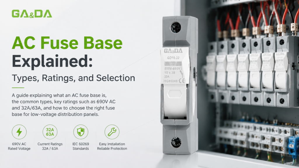 AC Fuse Base Explained: Types, Ratings, and Selection