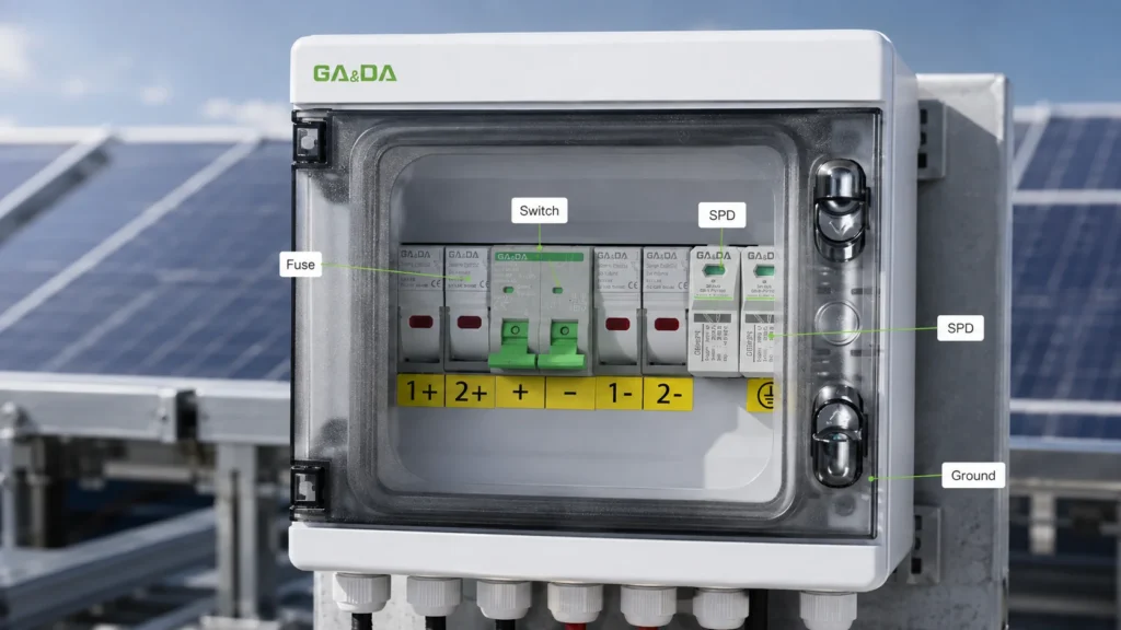 commercial pv combiner box protection