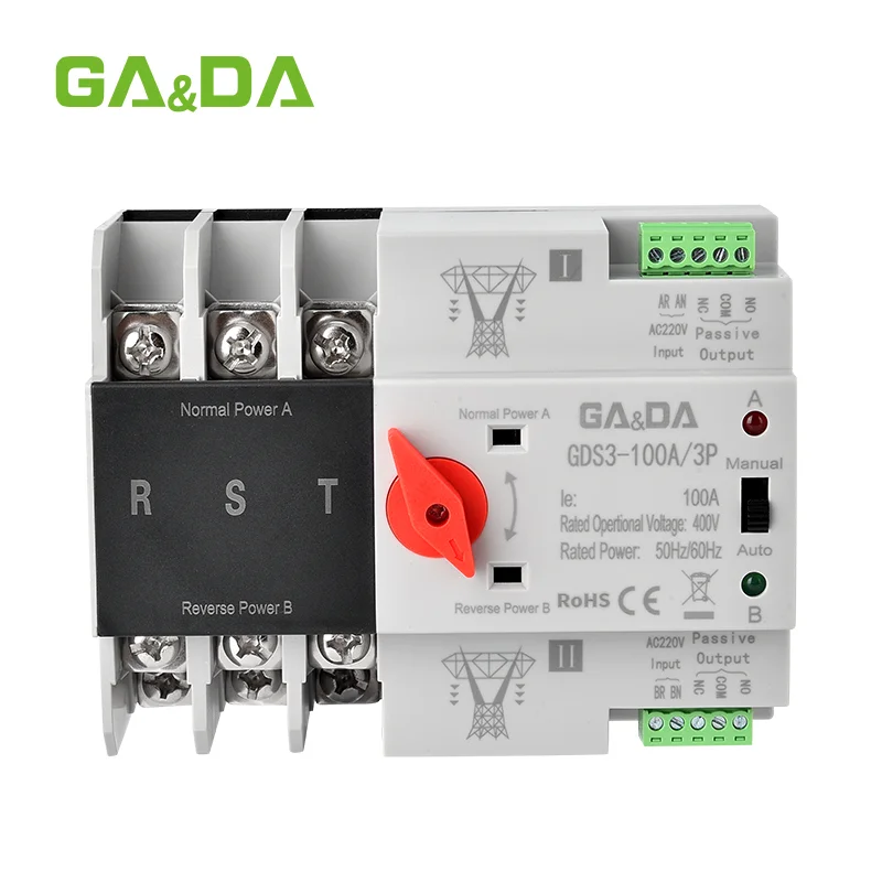 GA&DA GDS3 100A automatic transfer switch (1)