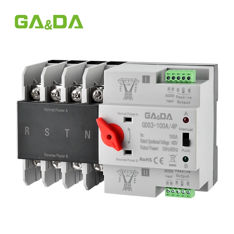 GA&DA GDS3 100A automatic transfer switch (3)