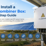 How to install a solar combiner box: step-by-step field guide for installers and EPC project teams
