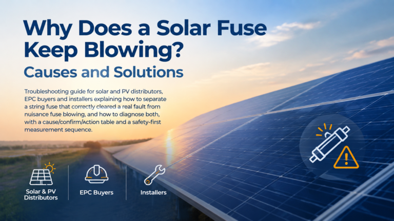 Why Does a Solar Fuse Keep Blowing? Causes and Solutions