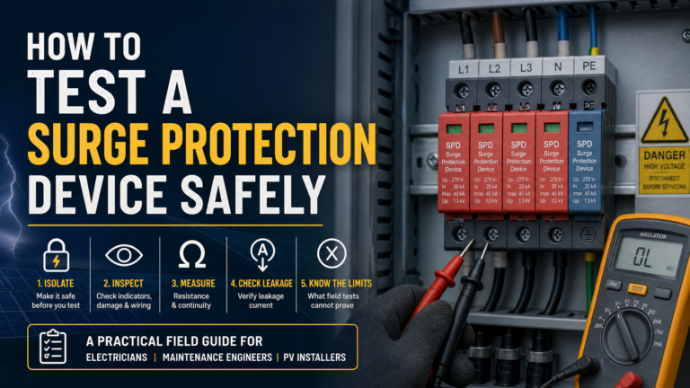 How to Test a Surge Protection Device Safely