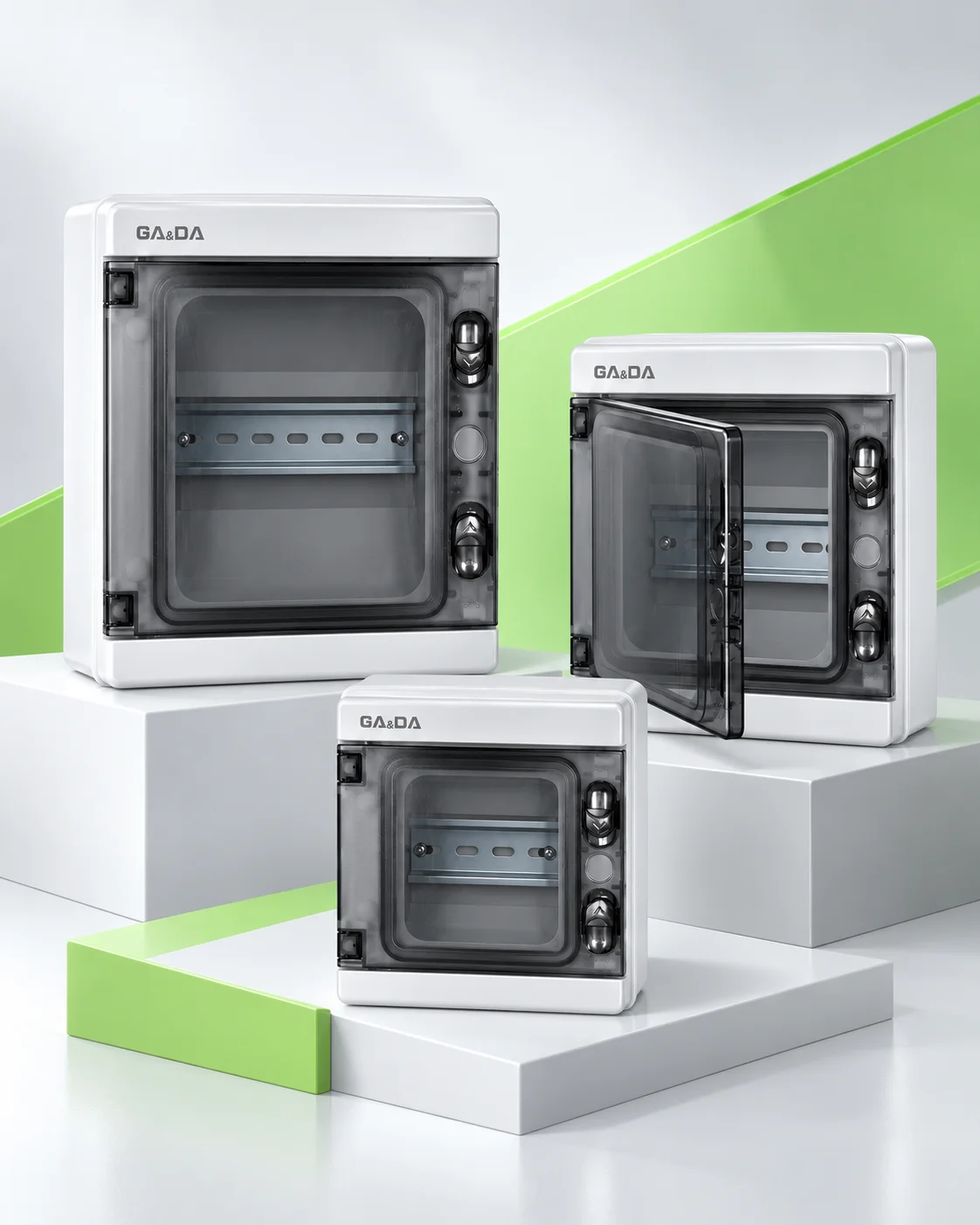 GA&DA surface-mounted plastic distribution box range