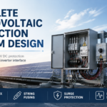 Photovoltaic DC protection chain from array through combiner box to inverter