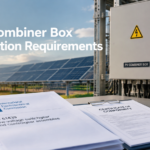 Certification documents and standards references for solar combiner box compliance
